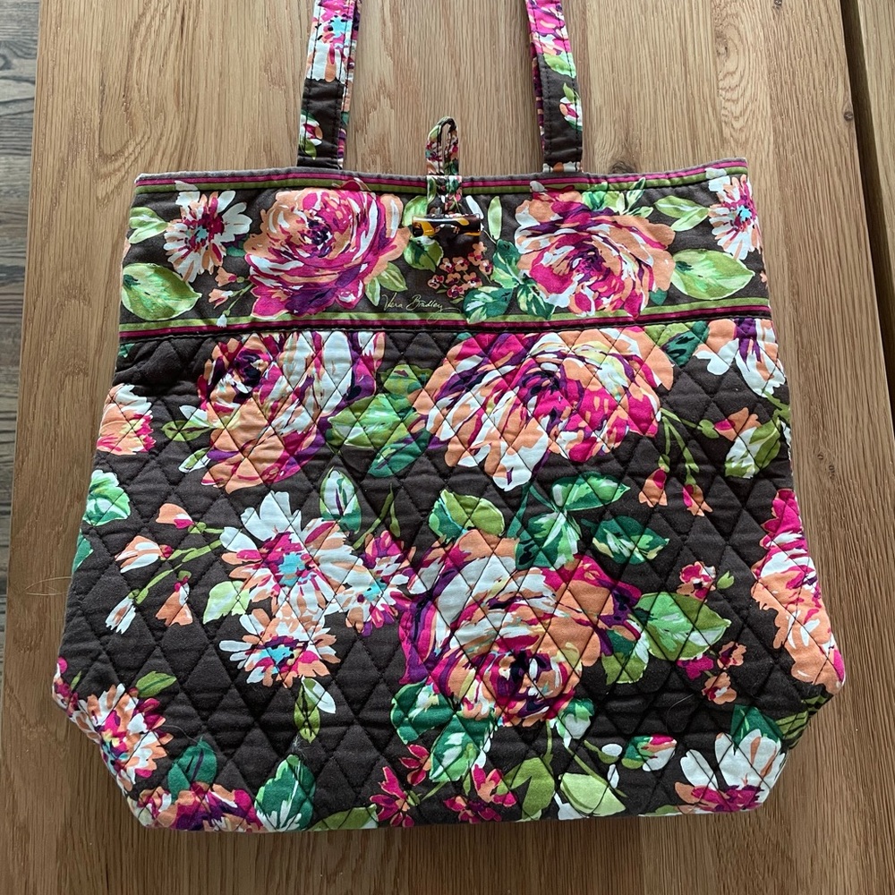 Vera Bradley Classic Tote in English Rose